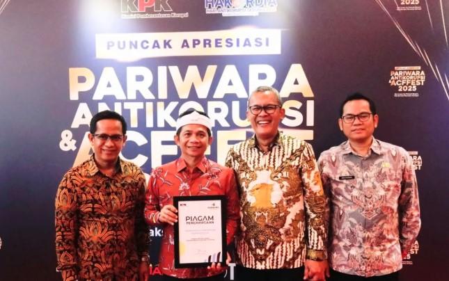 Purwakarta Jadi Satu-satunya Daerah di Jawa Barat Raih Penghargaan Pariwara Antikorupsi dari KPK
