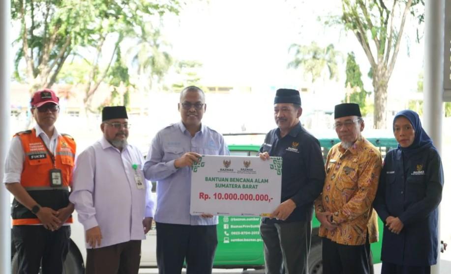 Bantuan Rp10 Miliar dari Baznas RI untuk Sumatera Barat, Termasuk Mobil Operasional dan Logistik Darurat