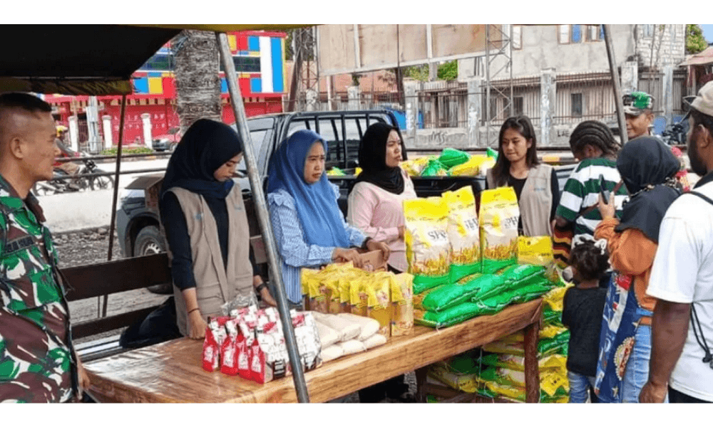 Jelang Natal 2025, Koramil Wamena Gelar Gerakan Pangan Murah untuk Ringankan Beban Warga
