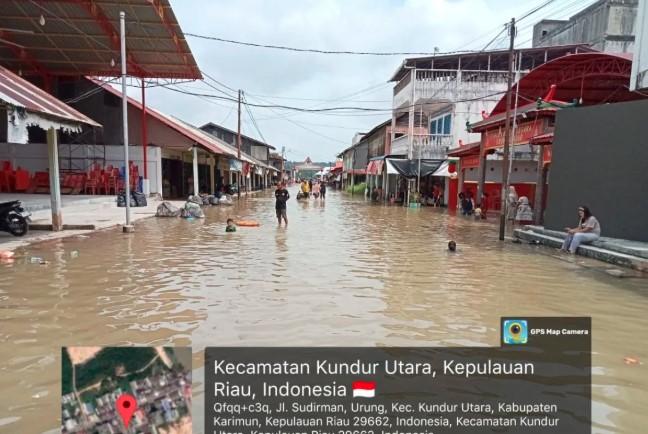 Banjir Rob Sempat Rendam Wilayah Pesisir Karimun, BPBD Pastikan Tidak Ada Pengungsian