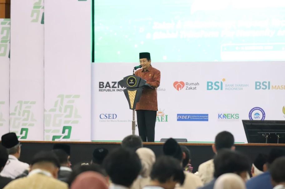 Buka 9th ICONZ, Menag Soroti Peluang Dana Umat yang Belum Optimal