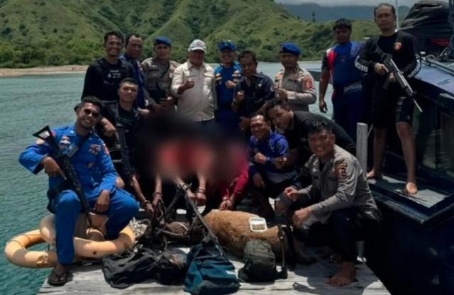 Tiga Pemburu Liar Bersenjata Api Ditangkap di Pulau Komodo, Terancam Penjara Seumur Hidup
