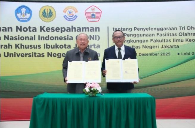KONI DKI Jakarta Gandeng UNJ Perkuat Pembinaan Atlet Berbasis Sport Science