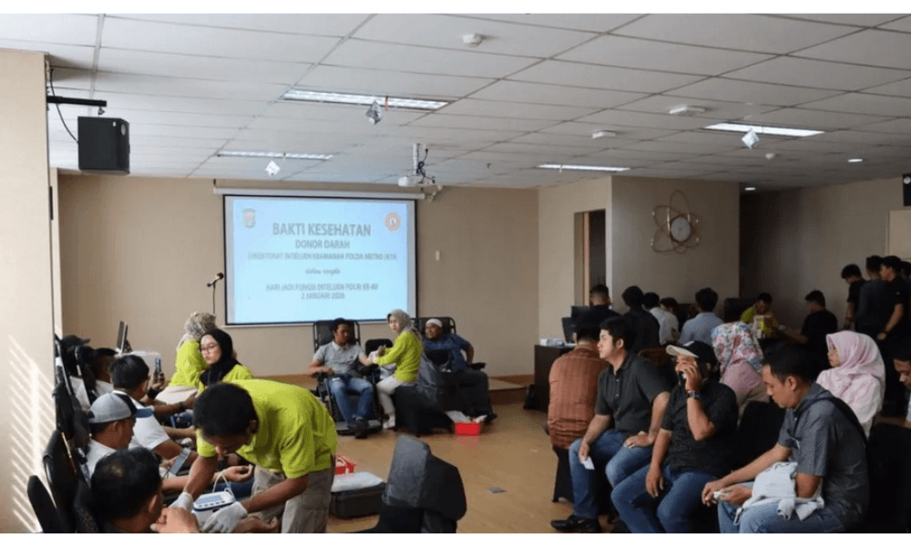 Sambut HUT Intelkam ke-80, Ditintelkam Polda Metro Jaya Gelar Donor Darah untuk Masyarakat