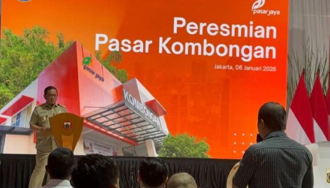 Pramono Anung Resmikan Pasar Kombongan Kemayoran Usai Mangkrak Empat Tahun