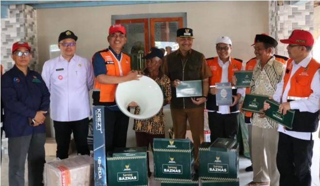 Baznas Salurkan Bantuan Ibadah ke Masjid Terdampak Bencana di Sumatera Barat Jelang Ramadhan