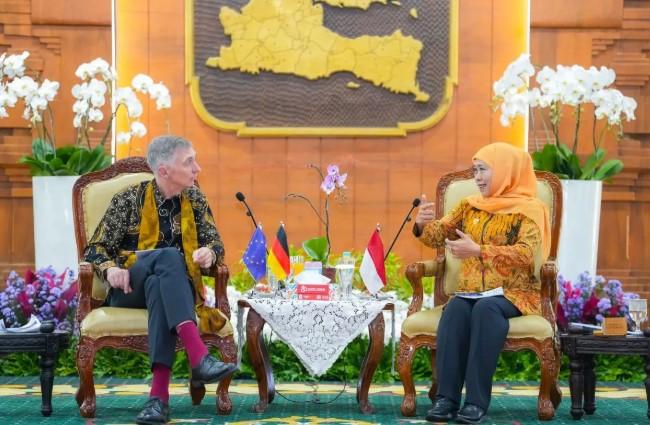 Groundbreaking Jalur Kereta SRRL Surabaya Dimulai 2027, Jerman dan Uni Eropa Beri Dukungan Penuh