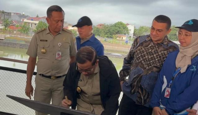 Pramono Resmikan Waduk Cilangkap Giri Kencana untuk Kendalikan Banjir Jakarta