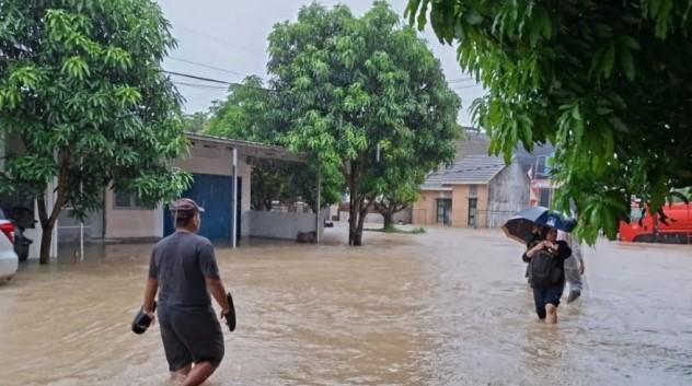 Banjir Rendam 1.579 Rumah di Kota Serang, 501 Warga Terpaksa Mengungsi