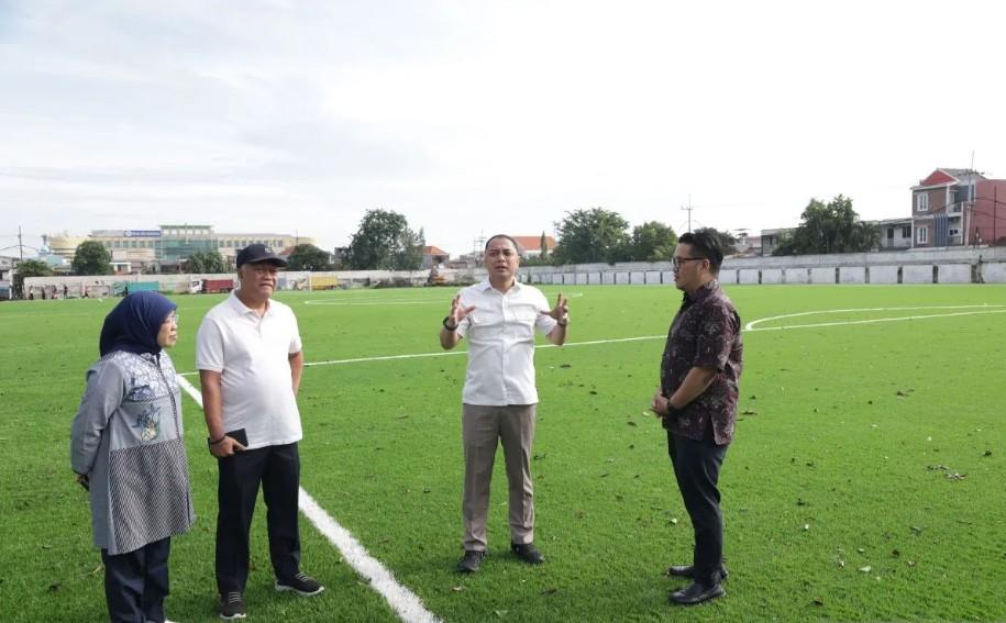 Wali Kota Eri Cahyadi Resmikan Lapangan Karanggayam sebagai Pusat Pembinaan Sepak Bola Usia Dini Surabaya