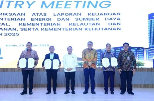 BPK Periksa Laporan Keuangan ESDM, KKP, dan Kehutanan, Tekankan Transparansi dan Akuntabilitas