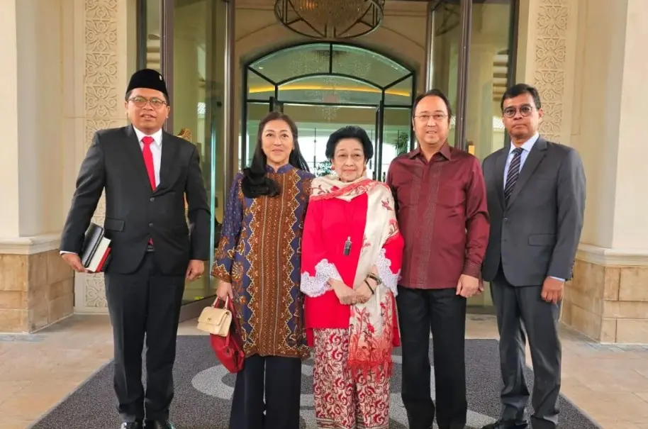 Megawati Bertemu Putra Mahkota Abu Dhabi, Bahas Palestina dan Perkuat Hubungan Diplomatik