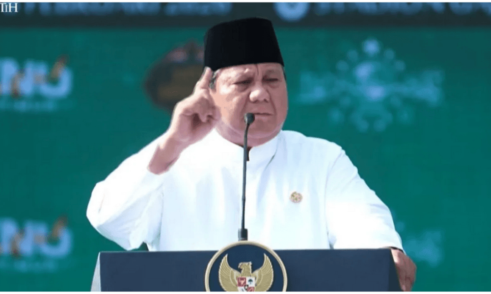 Prabowo Ingatkan Pemimpin Jauhi Dendam, Utamakan Kepentingan Rakyat dalam Pidato Mujahadah Kubro NU