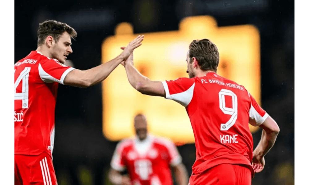 Harry Kane Borong Dua Gol dan Antar Bayern Muenchen Menang Dramatis 3-2 atas Dortmund