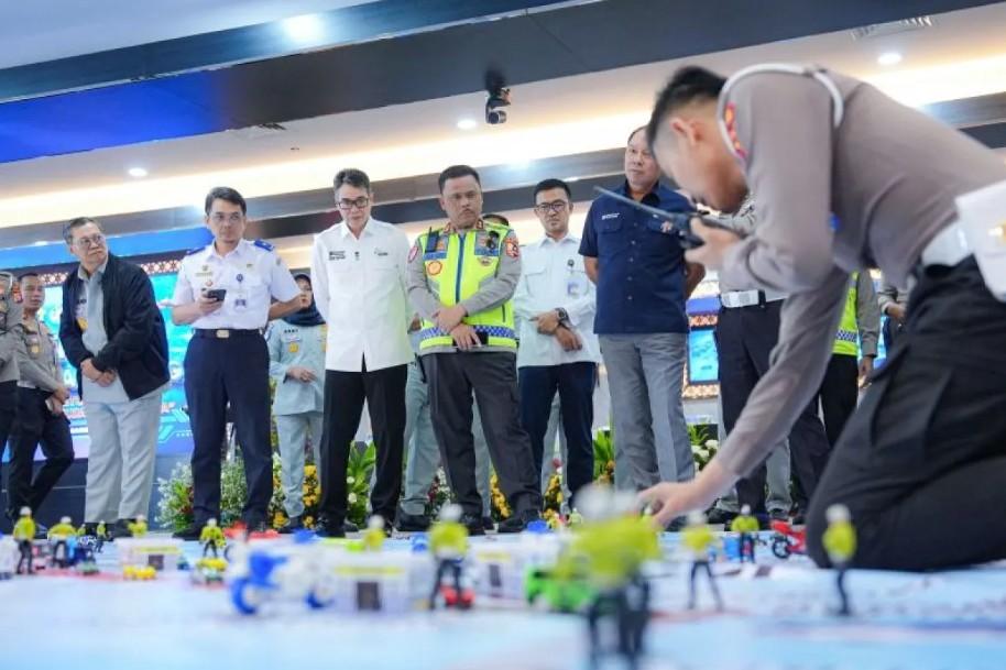 Korlantas Polri Matangkan Strategi Pengamanan Arus Mudik Lebaran 2026 Lewat Tactical Floor Game