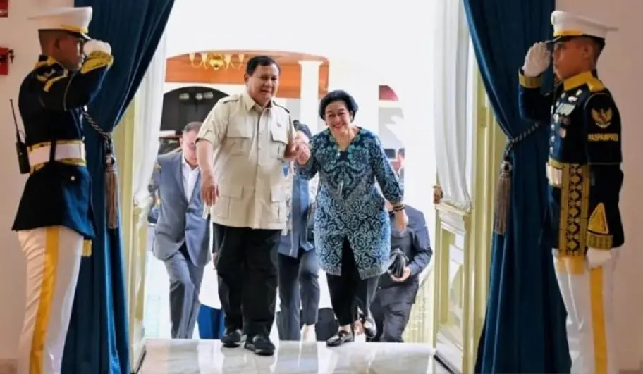 Prabowo Subianto Menerima Megawati Soekarnoputri di Istana Merdeka untuk Lanjutkan Silaturahmi Tokoh Bangsa