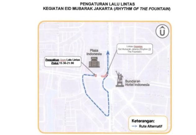 Pemprov DKI Sediakan Transportasi Umum untuk Acara Eid Mubarak Jakarta di Bundaran HI