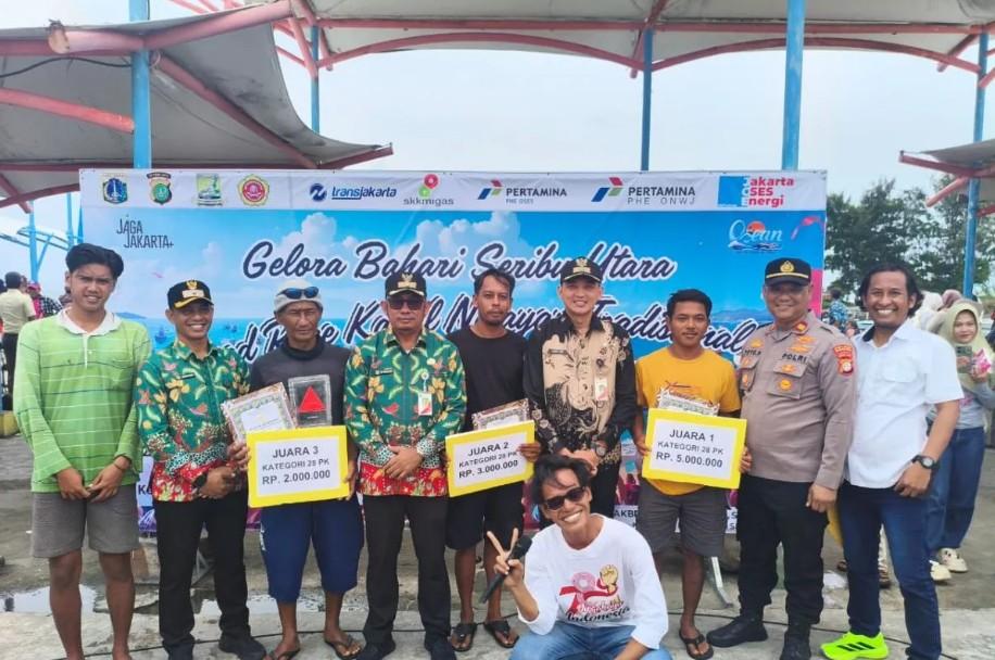 Puluhan Kapal Tradisional Ramaikan Speed Race Gelora Bahari Seribu Utara 2026 di Kepulauan Seribu