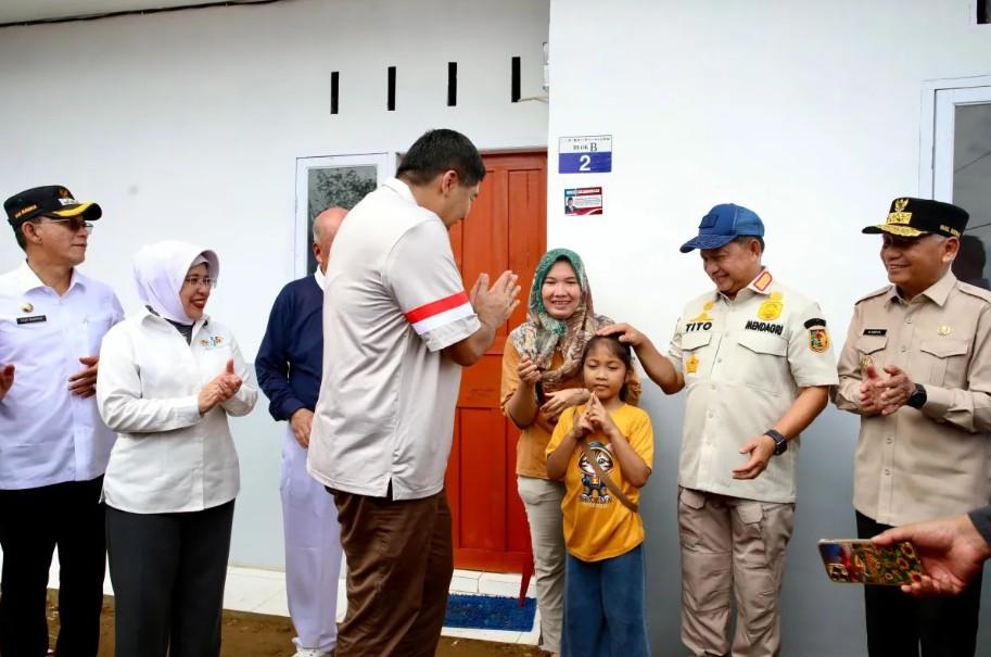 Tito Karnavian Serahkan 120 Hunian Tetap untuk Korban Bencana di Tapanuli Selatan, Klaim Proses Tercepat di Sumatera