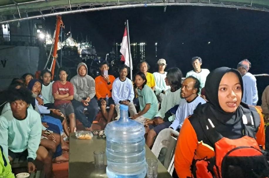 Kebakaran KM Mekar Alam B di Laut Arafura, 24 ABK Berhasil Dievakuasi Selamat ke Merauke
