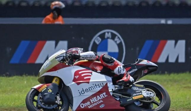 Mario Aji Terjatuh dan Hanya Finis Posisi ke-25 pada Latihan Moto2 GP Amerika Serikat