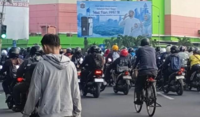 Arus Lalu Lintas di Simpang PGC Kembali Padat Usai Libur Lebaran 2026