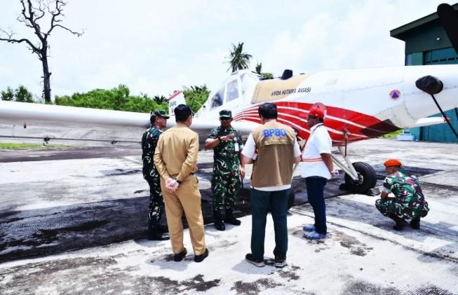 Lanud RSA Natuna Aktifkan Posko Udara untuk Tangani Karhutla yang Hanguskan 100 Hektare Lahan