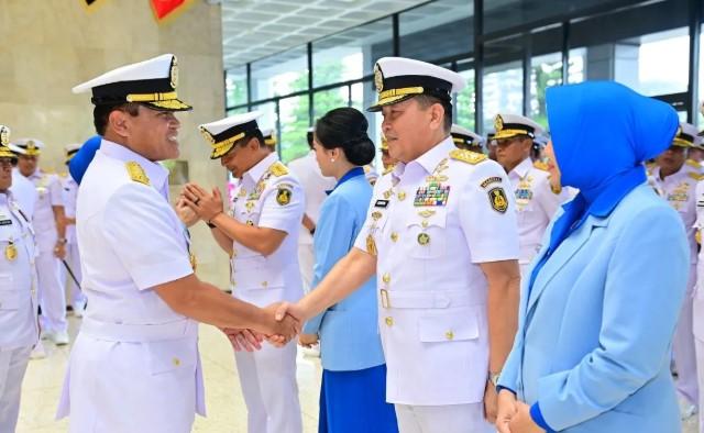 Laksdya TNI Edwin Rajo Mangkuto Resmi Dilantik sebagai Wakil Kepala Staf Angkatan Laut