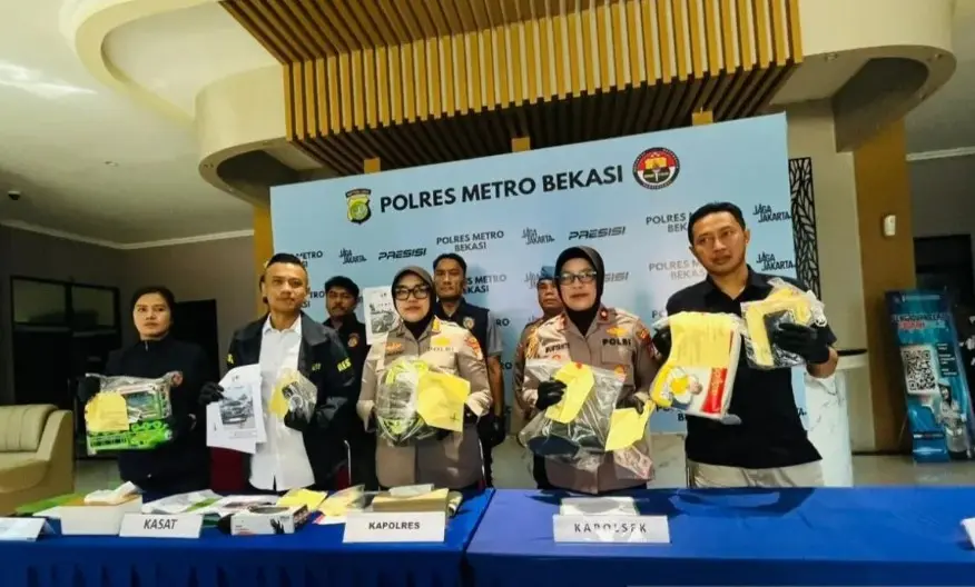 Polisi Tangkap Tiga Pelaku Penyiraman Air Keras di Bekasi, Motif Dendam Pribadi Terungkap