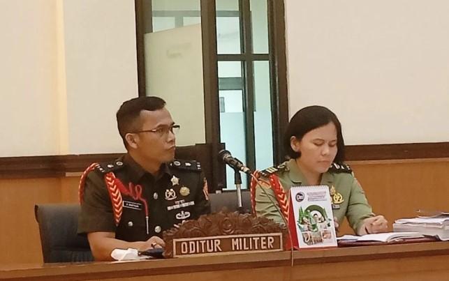Oditur Militer Tegaskan Dakwaan Kasus Pembunuhan Kacab Bank Sudah Lengkap, Tolak Eksepsi Terdakwa