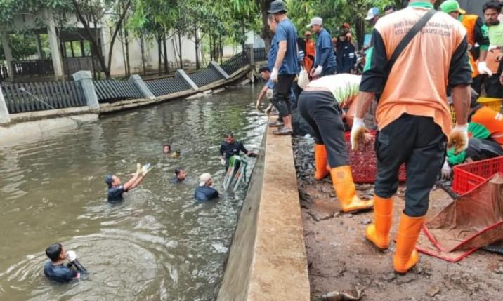 Pemkot Jakarta Selatan Targetkan Penangkapan 5 Ton Ikan Sapu-sapu di Setu Babakan