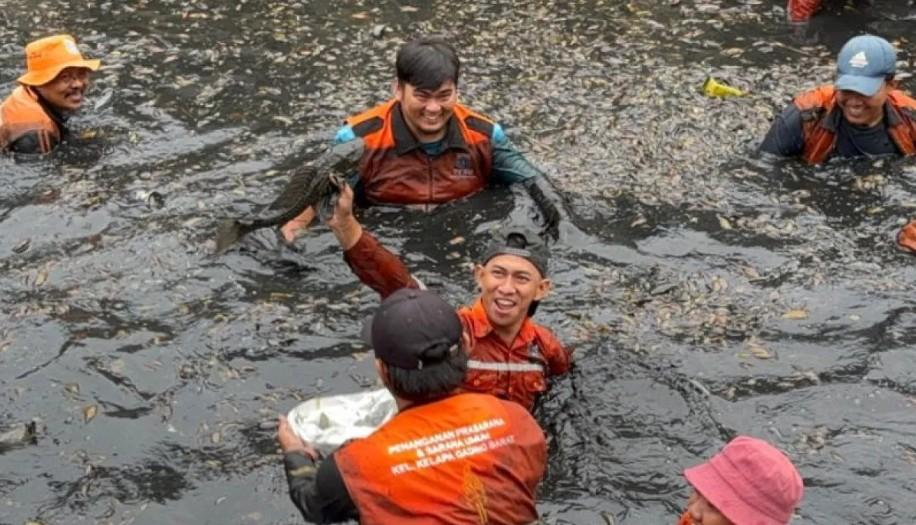 Operasi Serentak Pemprov DKI Berhasil Tangkap 6,98 Ton Ikan Sapu-Sapu dalam Sehari