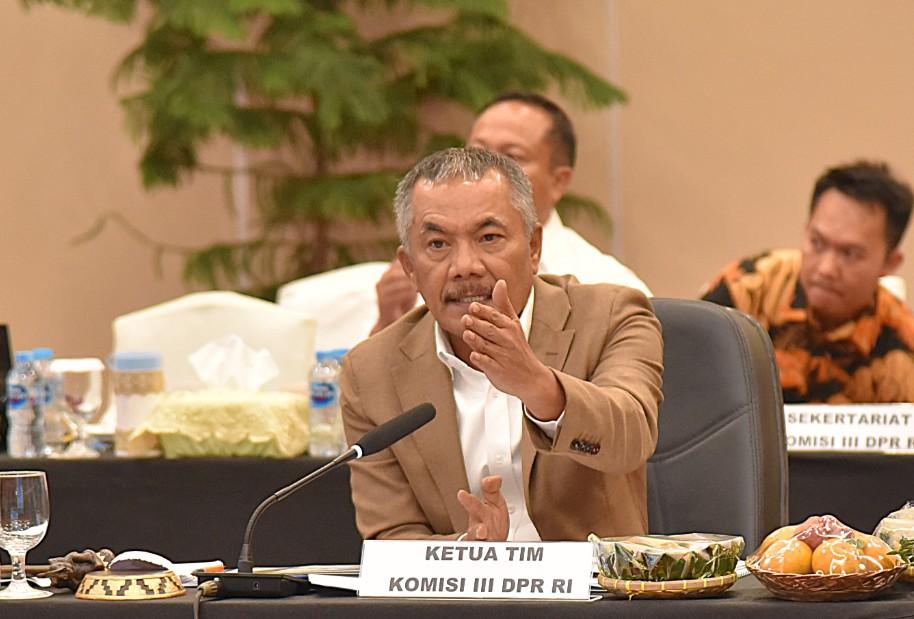 Kunjungan Komisi III DPR RI, Sarifuddin Sudding Soroti Kesiapan Aparat Lampung Hadapi KUHP dan KUHAP Baru