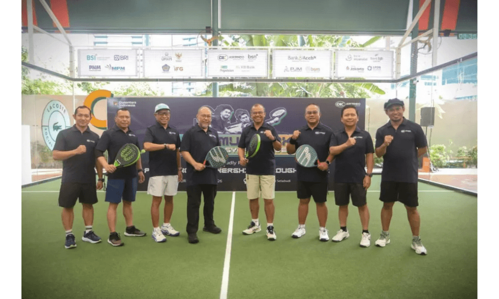 Askrindo Syariah Perkuat Kemitraan dengan 19 Instansi Lewat Kegiatan Padel dan Halalbihalal