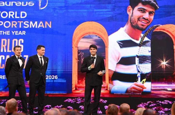 Carlos Alcaraz Raih Gelar Atlet Terbaik Dunia di Laureus Awards 2026 Usai Musim Gemilang