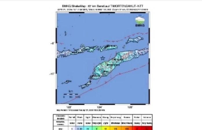 BMKG Ungkap Penyebab Gempa NTT Dipicu Aktivitas Lempeng Indo-Australia