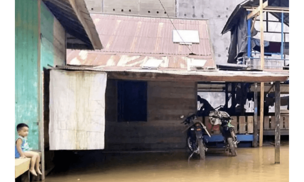 Sungai Mentaya Meluap, Enam Desa di Kotawaringin Timur Terendam Banjir