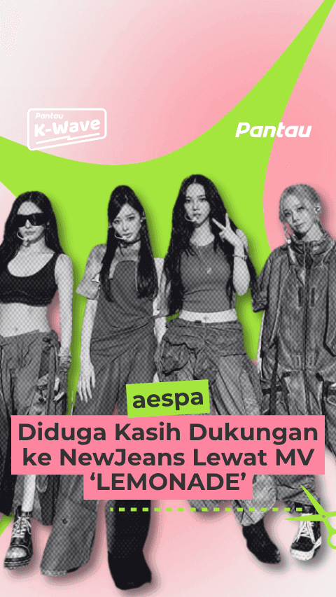 AESPA DIDUGA KASIH DUKUNGAN KE NEWJEANS LEWAT MV LEMONADE