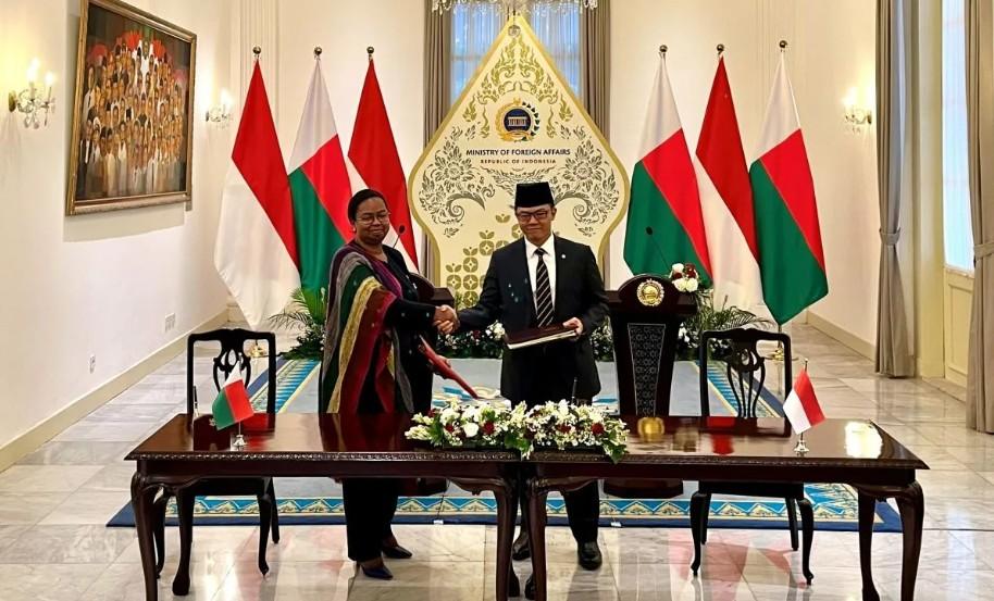 Indonesia dan Madagaskar Sepakat Bentuk JCBC dan Pengecualian Visa untuk Perkuat Kerja Sama Strategis