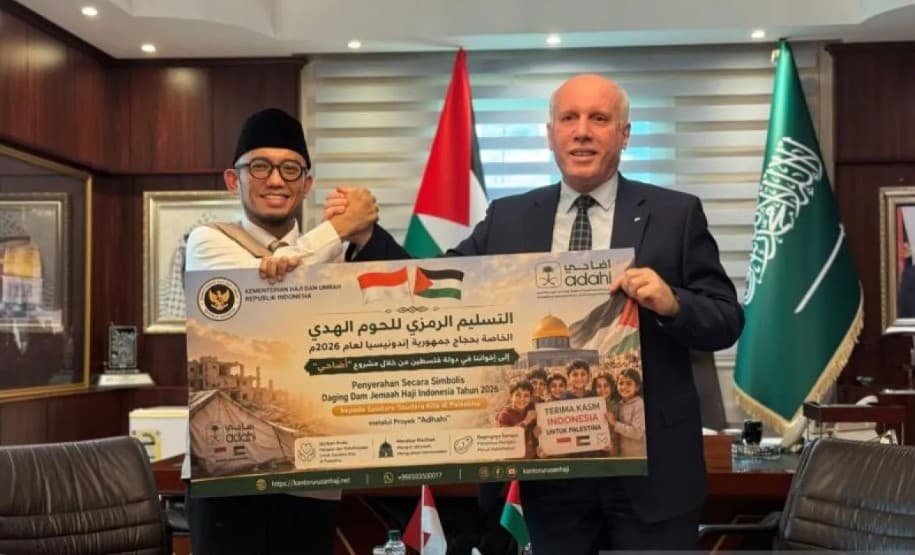 Indonesia Salurkan Mayoritas Daging Dam Jamaah Haji 2026 untuk Rakyat Palestina Melalui Jalur Kemanusiaan