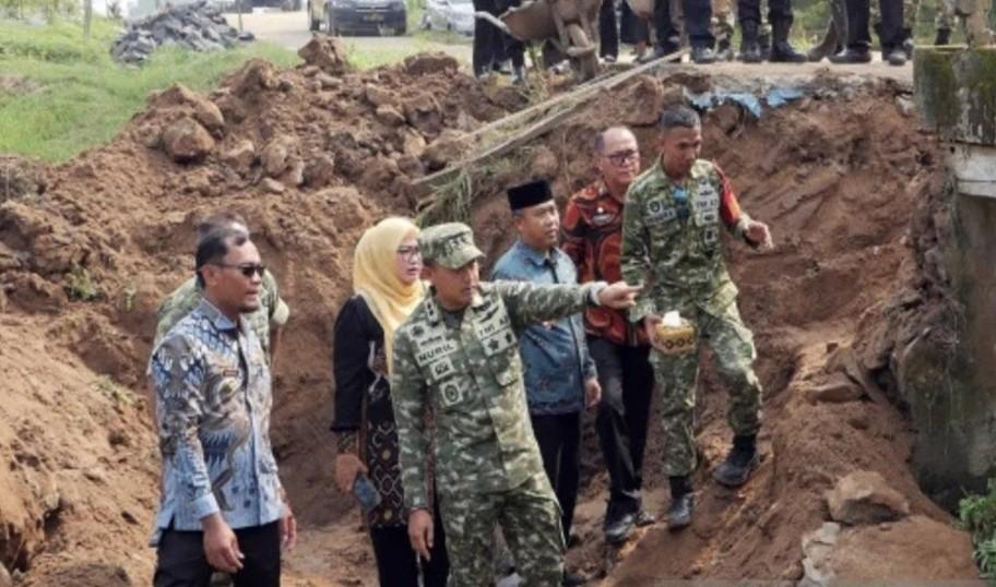 TNI Bangun Empat Jembatan Perintis Garuda di Lampung Selatan untuk Perkuat Konektivitas Wilayah Pedesaan