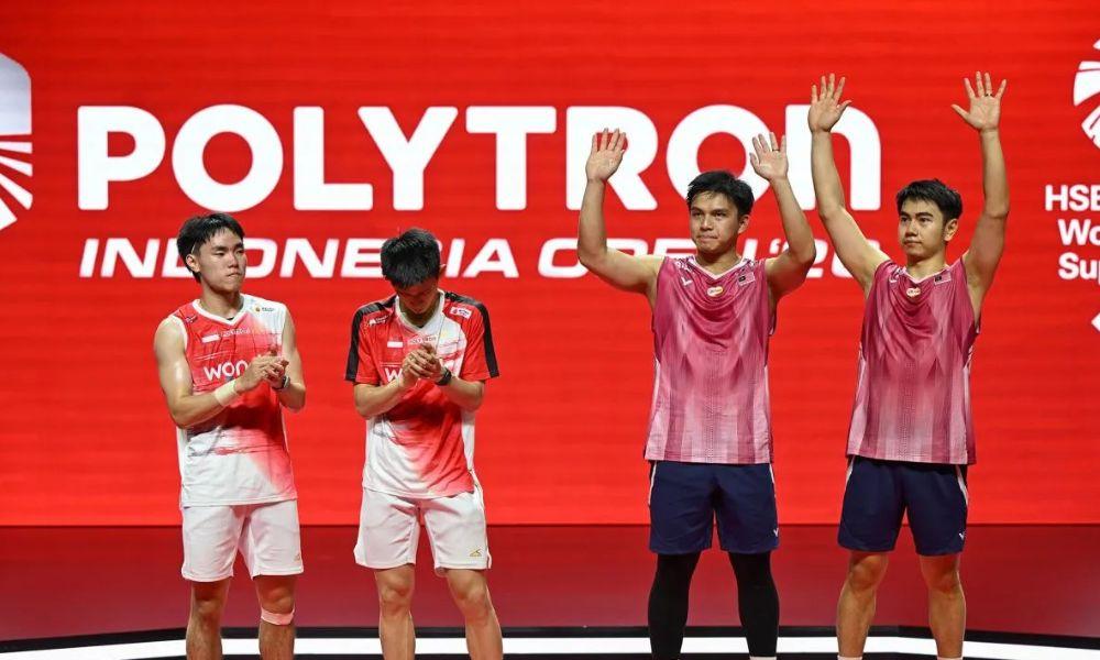 Raymond Indra/Nikolaus Joaquin Gagal Juara Indonesia Open 2026 Setelah Tumbang dari Goh/Izzuddin di Final