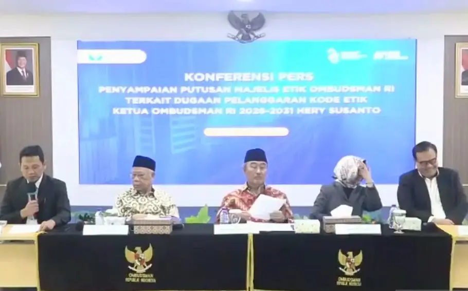 Majelis Etik Ombudsman Putuskan Hery Susanto Layak Dipecat Tidak Hormat Usai Terbukti Lakukan Pelanggaran Berat