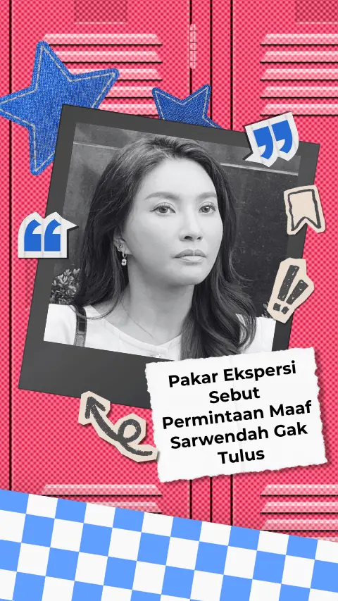 PAKAR EKSPRESI SEBUT PERMINTAAN MAAF SARWENDAH TIDAK TULUS