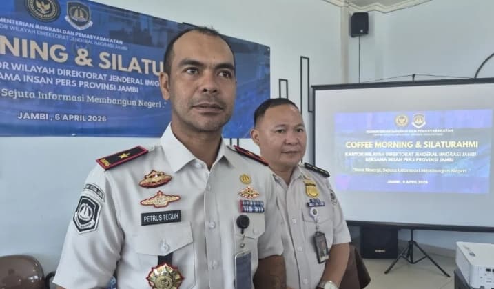 Imigrasi Jambi Akan Mendeportasi WNA Asal Tiongkok setelah Ditangkap di Kabupaten Tebo