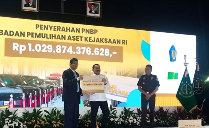 Kejaksaan Agung Serahkan Rp1,029 Triliun Hasil Pemulihan Aset kepada Kementerian Keuangan
