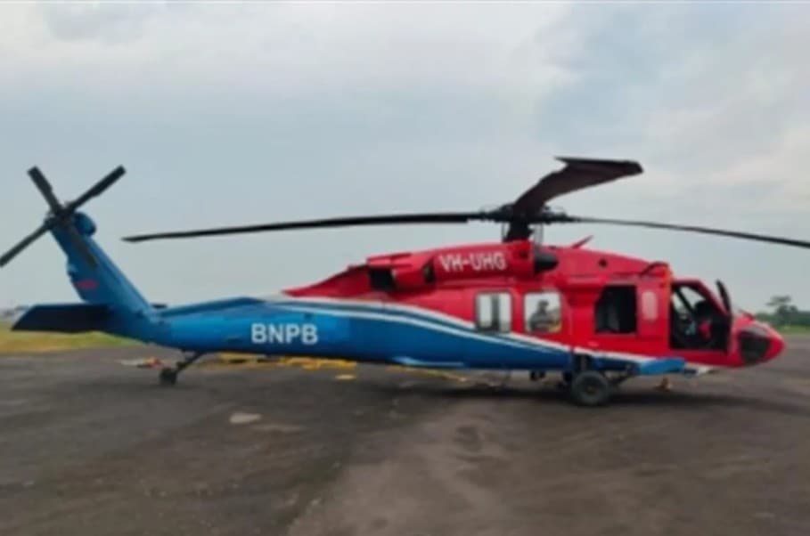 BPBD Sumsel Usulkan Tambahan Empat Helikopter Water Bombing untuk Hadapi Puncak Karhutla 2026