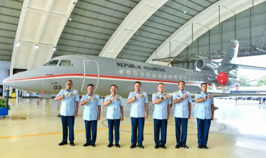 TNI AU Resmikan Skuadron Udara 18 untuk Operasikan Enam Falcon 8X dan Dukung Penerbangan VIP-VVIP