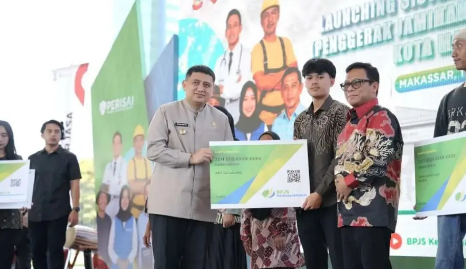 BPJS Ketenagakerjaan Sebut Program Perisai Makassar Layak Jadi Percontohan Nasional untuk Perlindungan Pekerja Rentan