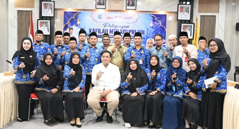 Bupati Lamandau Lepas Kafilah MTQ KORPRI VIII, Targetkan Prestasi Terbaik di Tingkat Provinsi